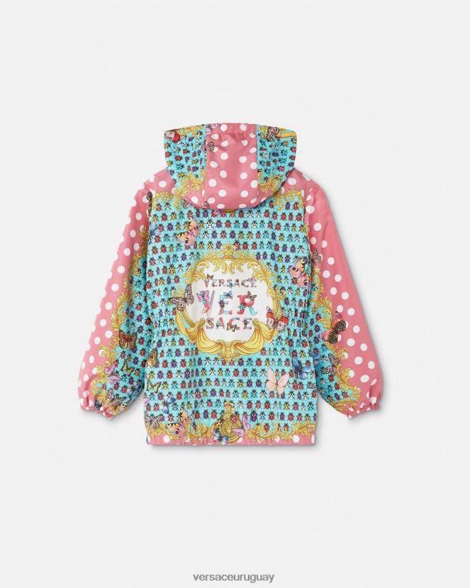 Versace chaqueta cortavientos mariposas niños imprimir ropa H88R0H1937