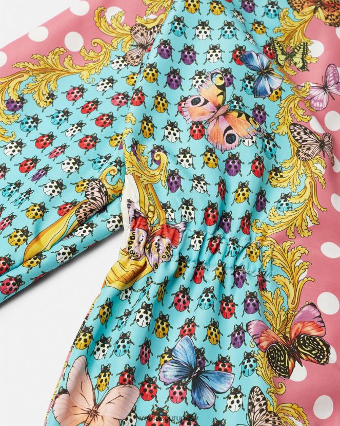 Versace chaqueta cortavientos mariposas niños imprimir ropa H88R0H1937
