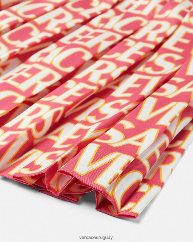Versace falda plisada por toda la prenda niños imprimir ropa H88R0H1949