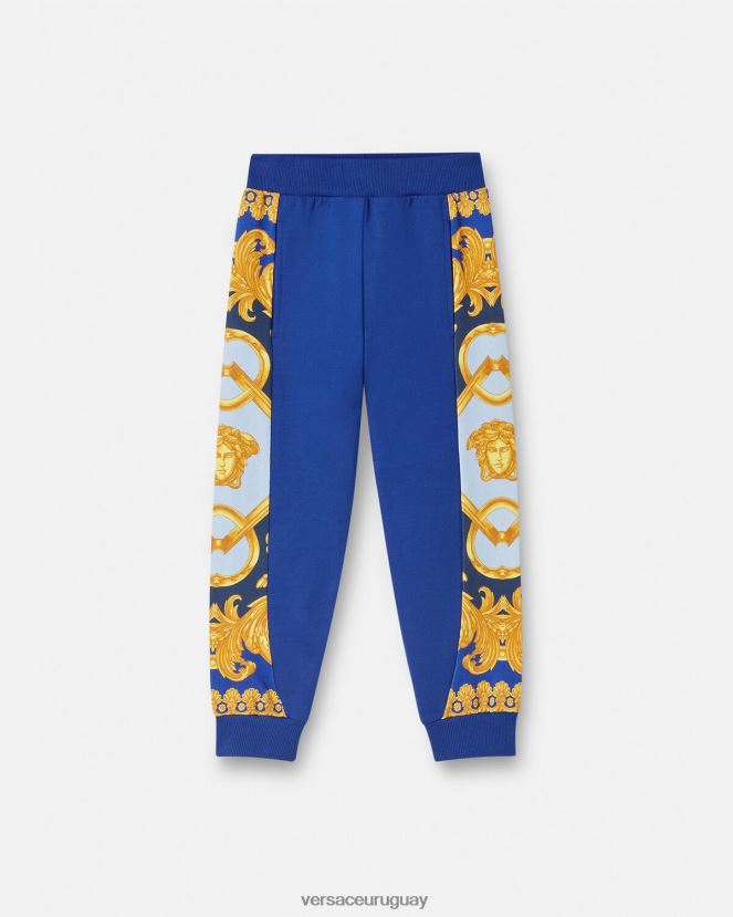 Versace pantalones de chándal barroco 660 niños Plano ropa H88R0H2110