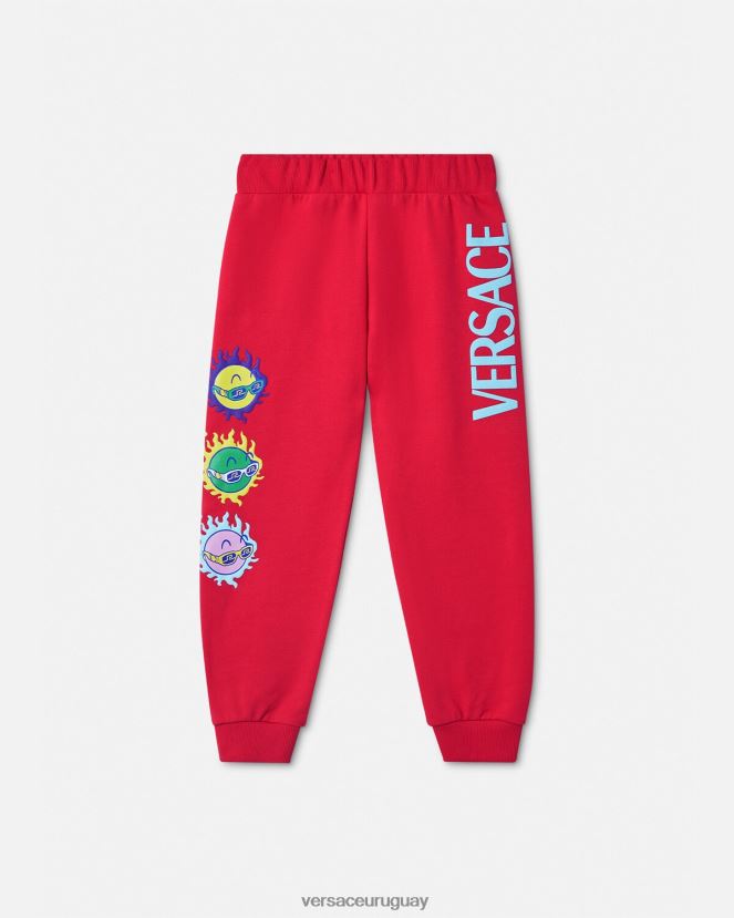 Versace pantalones deportivos con gafas de sol de medusa niños rojo ropa H88R0H2138