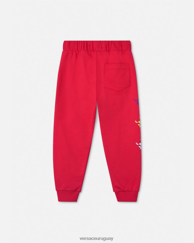 Versace pantalones deportivos con gafas de sol de medusa niños rojo ropa H88R0H2138