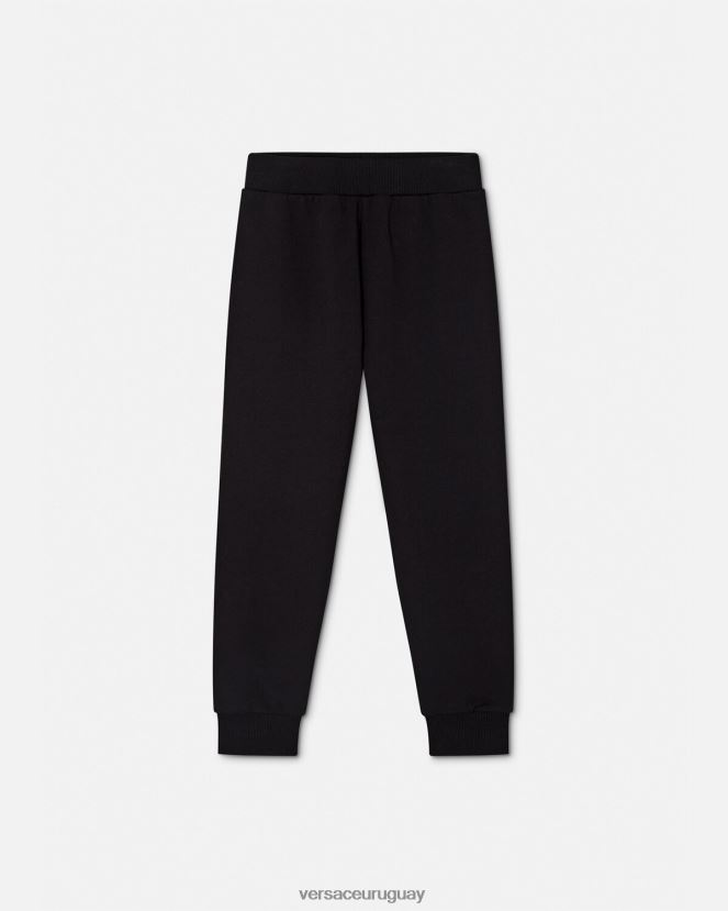 Versace pantalones deportivos con medusa niños negro ropa H88R0H1967