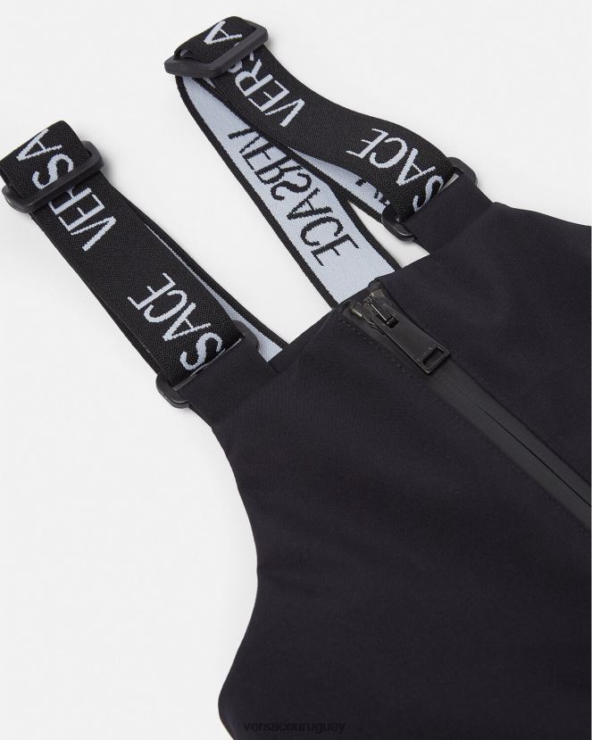 Versace pantalones para la nieve con logo niños negro ropa H88R0H1968