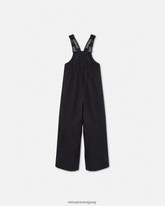 Versace pantalones para la nieve con logo niños negro ropa H88R0H1968