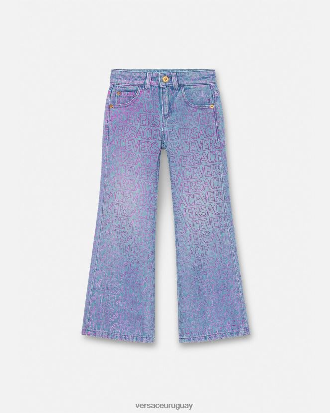 Versace vaqueros por toda la prenda niños imprimir ropa H88R0H1979