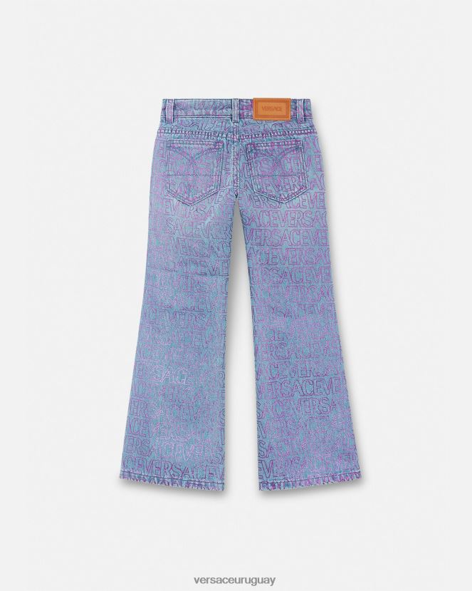 Versace vaqueros por toda la prenda niños imprimir ropa H88R0H1979