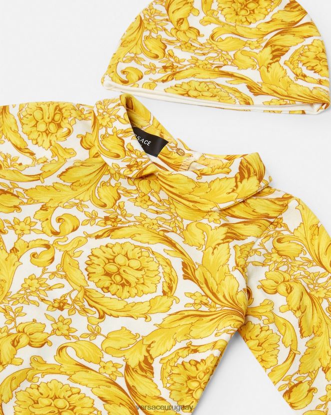 Versace conjunto de pijama de bebé barroco niños imprimir ropa H88R0H1818