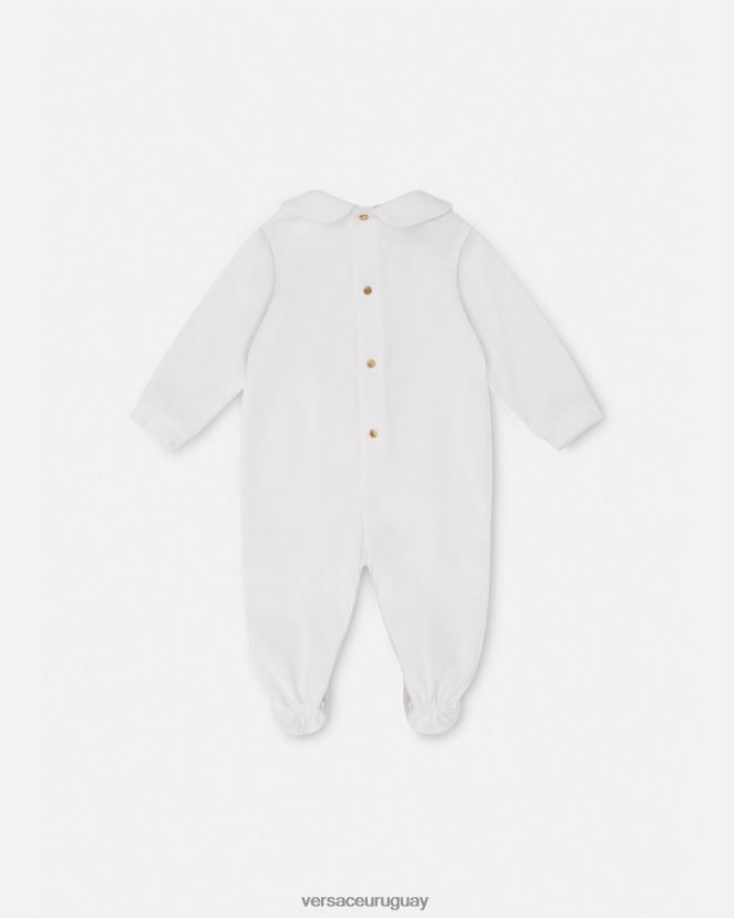 Versace pelele de medusa para bebé niños Oro blanco ropa H88R0H1823