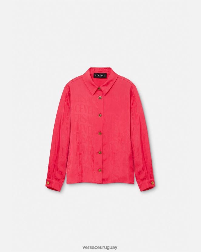 Versace camisa entera niños rosa ropa H88R0H1976