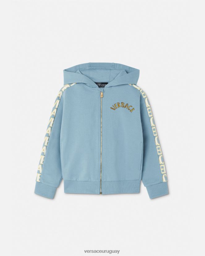 Versace sudadera con capucha niños azul claro ropa H88R0H2083