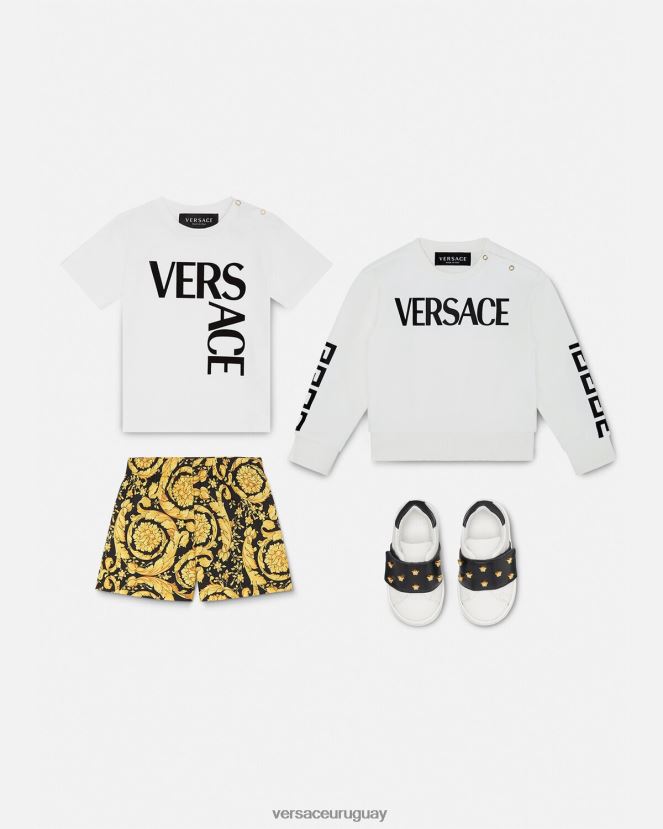 Versace shorts de baño para bebé barroco niños imprimir ropa H88R0H1885
