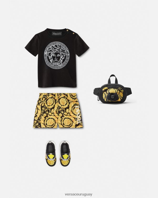 Versace shorts de baño para bebé barroco niños imprimir ropa H88R0H1886