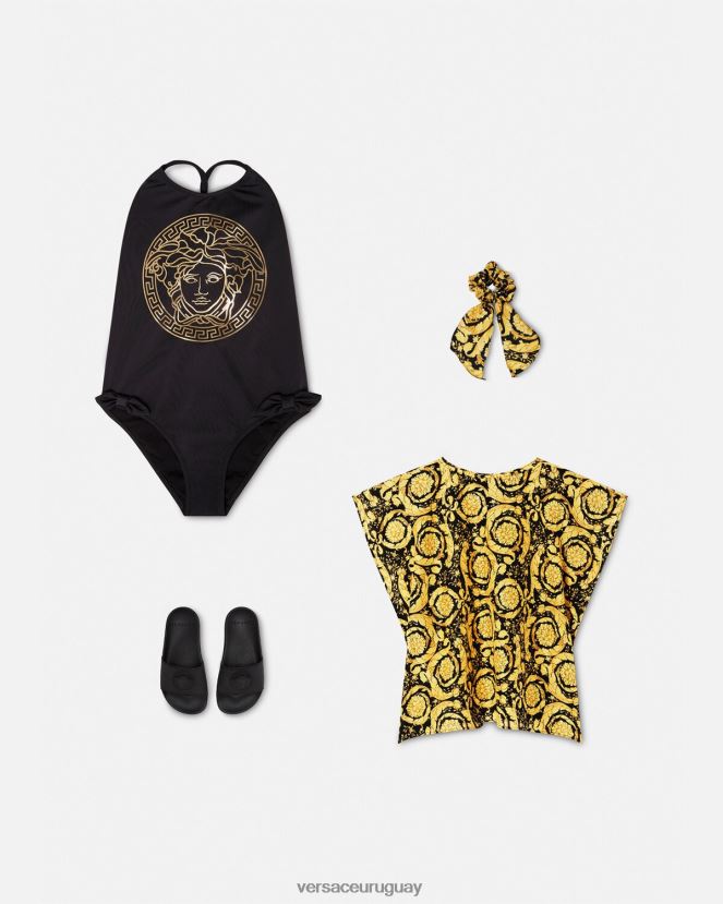 Versace traje de baño barroco niños imprimir ropa H88R0H1985