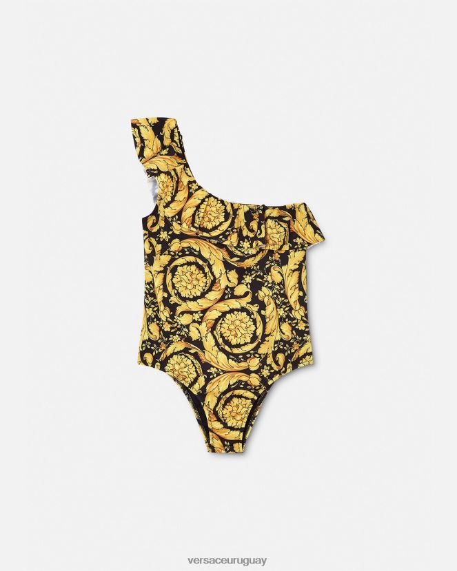 Versace traje de baño de una pieza barroco niños imprimir ropa H88R0H1959
