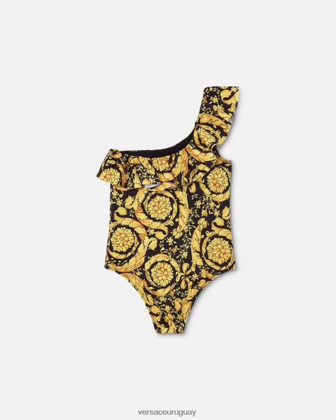 Versace traje de baño de una pieza barroco niños imprimir ropa H88R0H1959