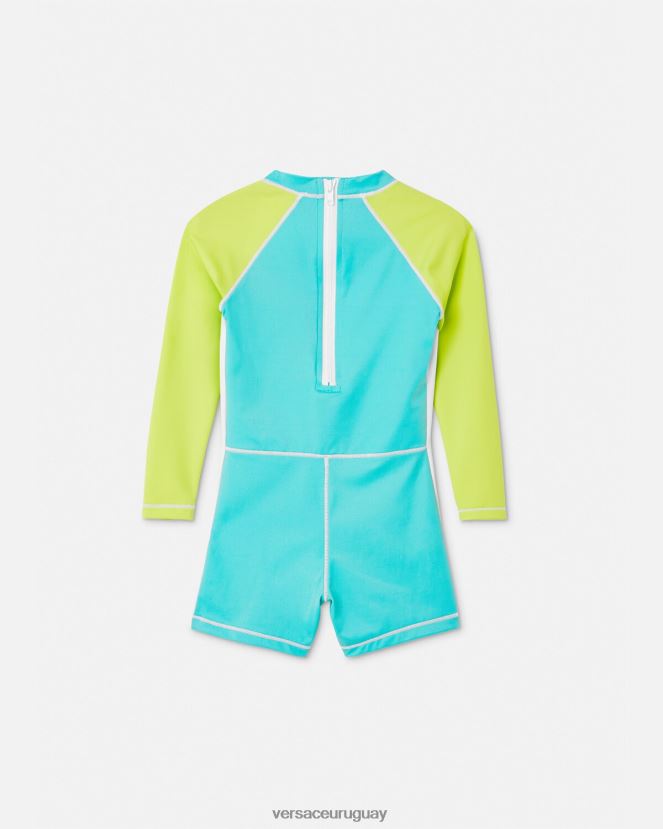 Versace traje de neopreno para bebé con protección solar niños multicolor ropa H88R0H1926