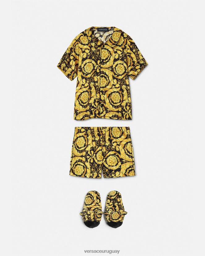 Versace conjunto de pijama barroco niños imprimir ropa H88R0H1989