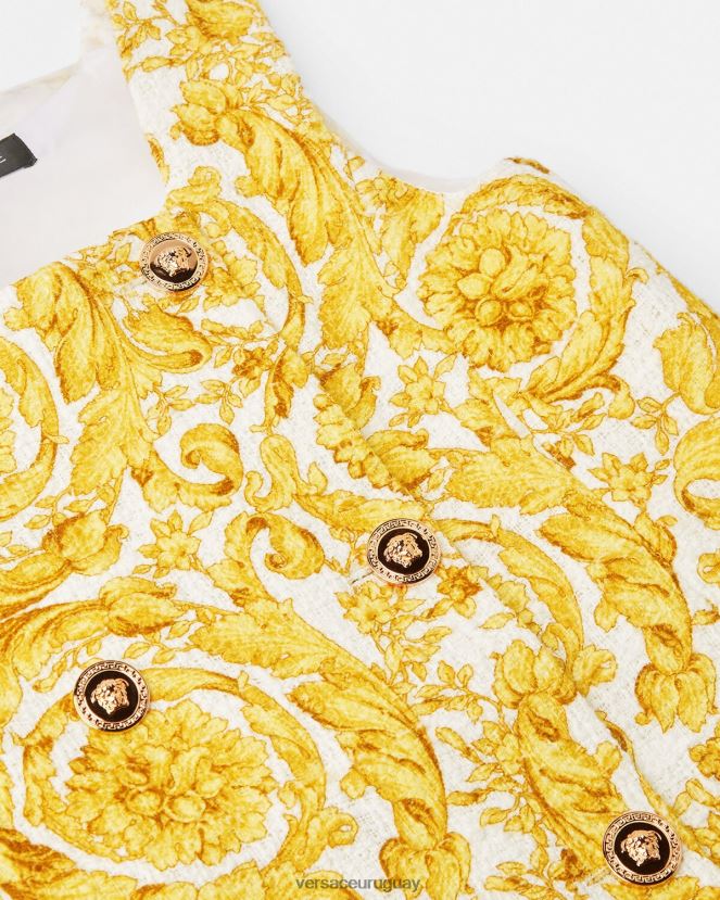 Versace vestido recto con medusa barroco niños imprimir ropa H88R0H1981
