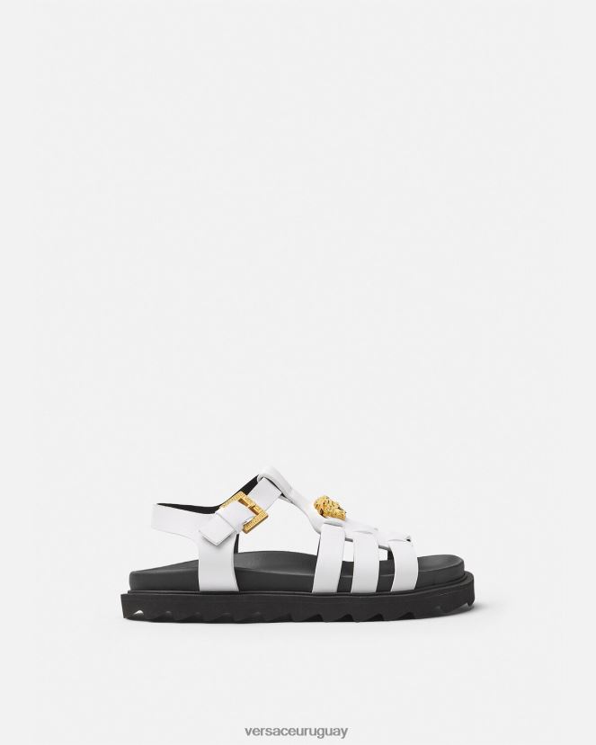 Versace sandalias medusa niños blanco zapato H88R0H2042