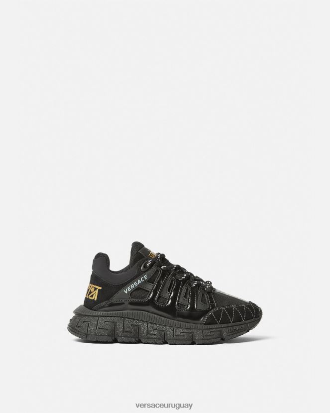 Versace zapatillas trigrecas niños negro zapato H88R0H2033